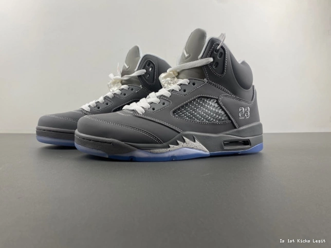 5 Air Wolf Grey Jordan 136027-005 Retro 0810